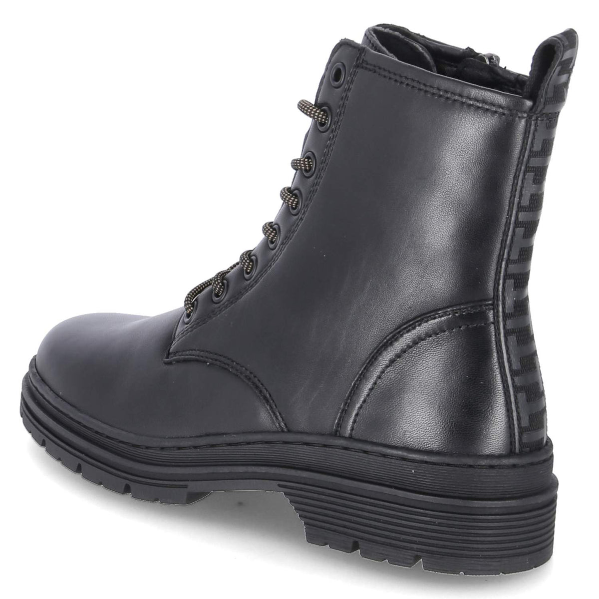 Schnürboots Schwarz