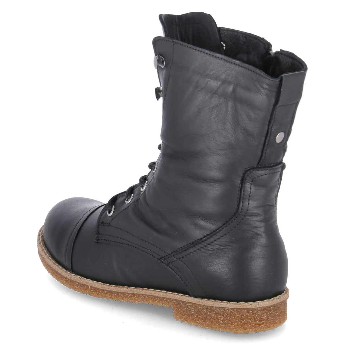 Schnürstiefeletten Schwarz