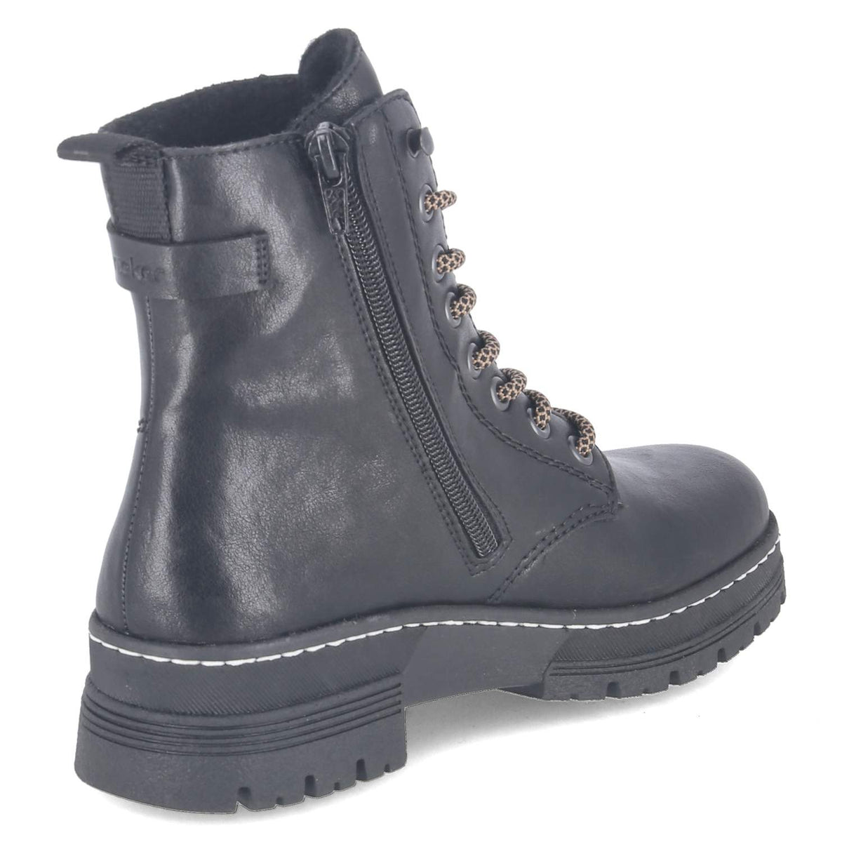 Schnürboots Schwarz