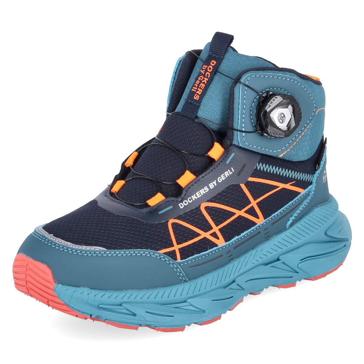 High Sneaker Türkis