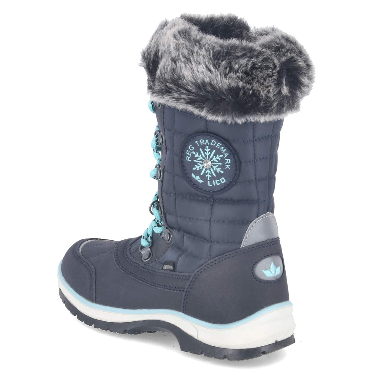 Snowboots Blau