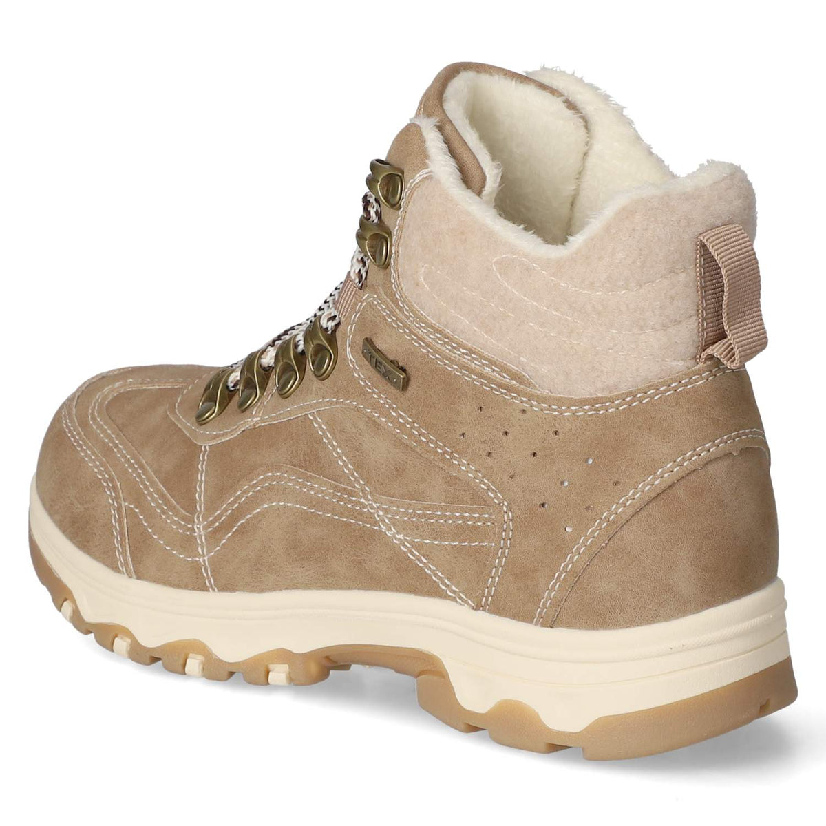 Schnürboots Taupe