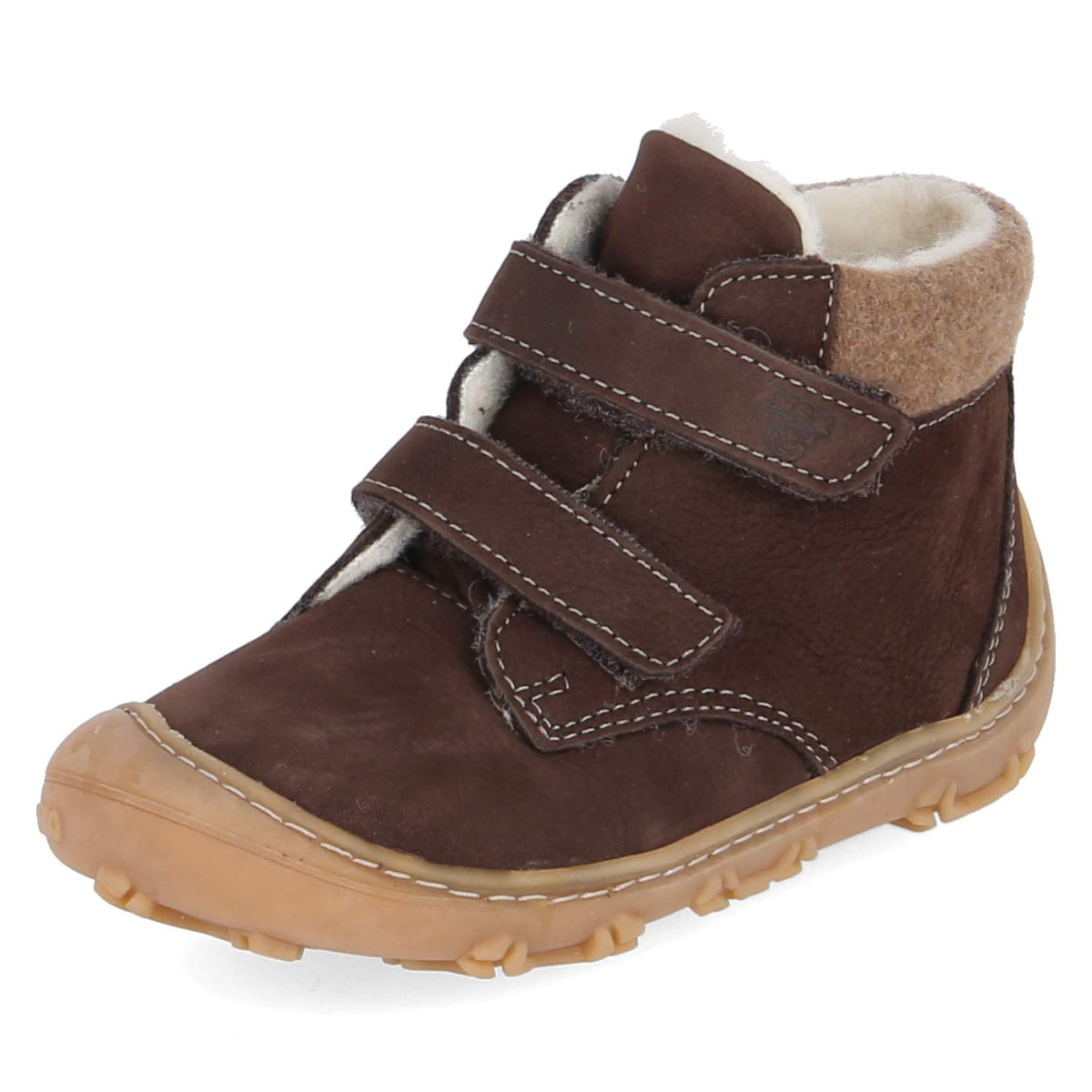 Wiinterstiefellten NICO BAREFOOT Braun