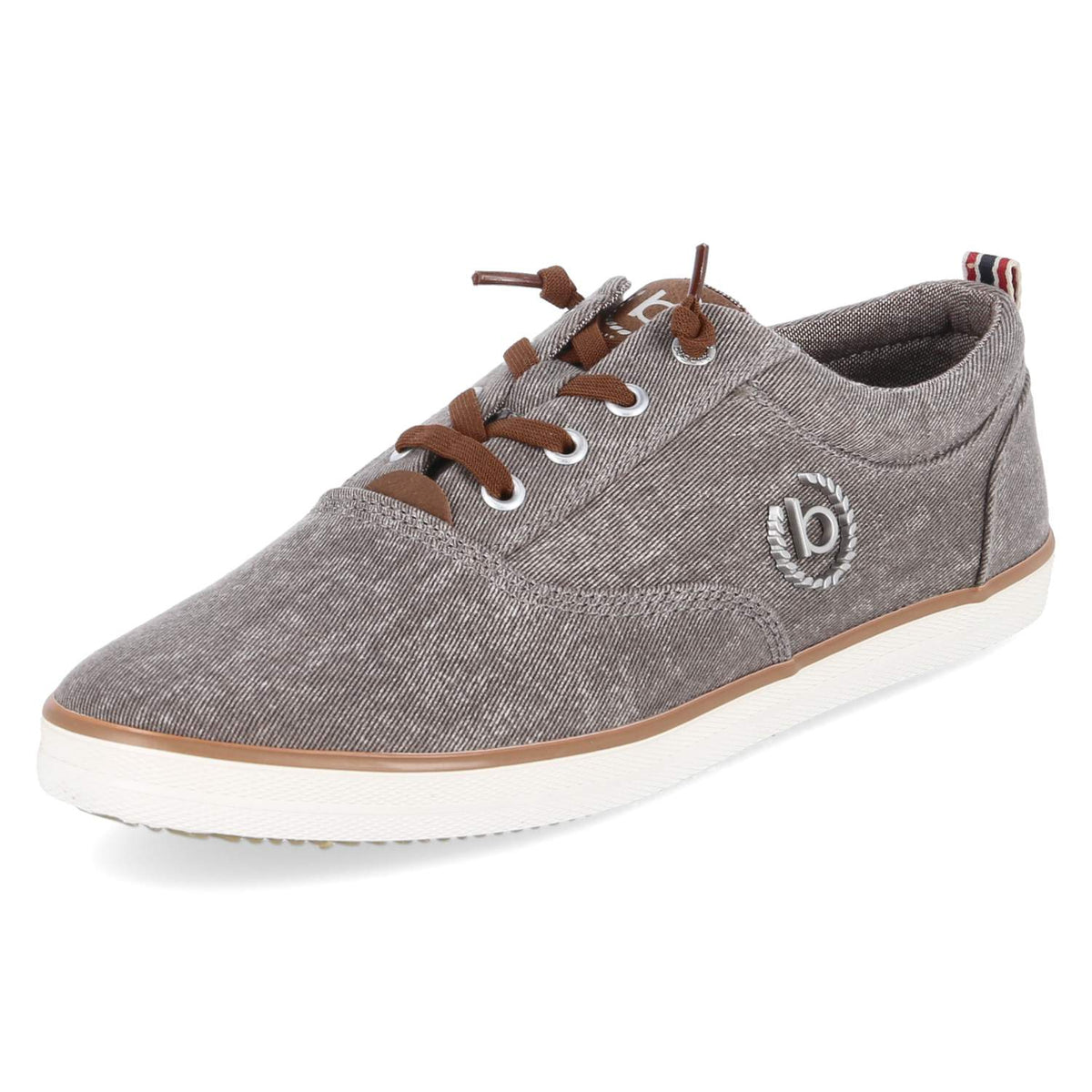 Halbschuhe Taupe