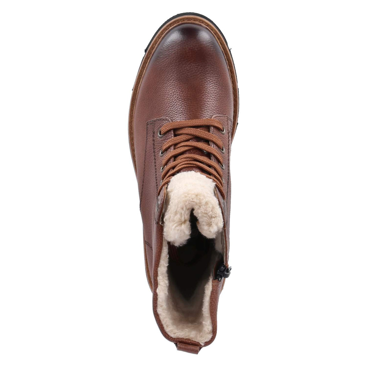 Schnürstiefeletten Braun