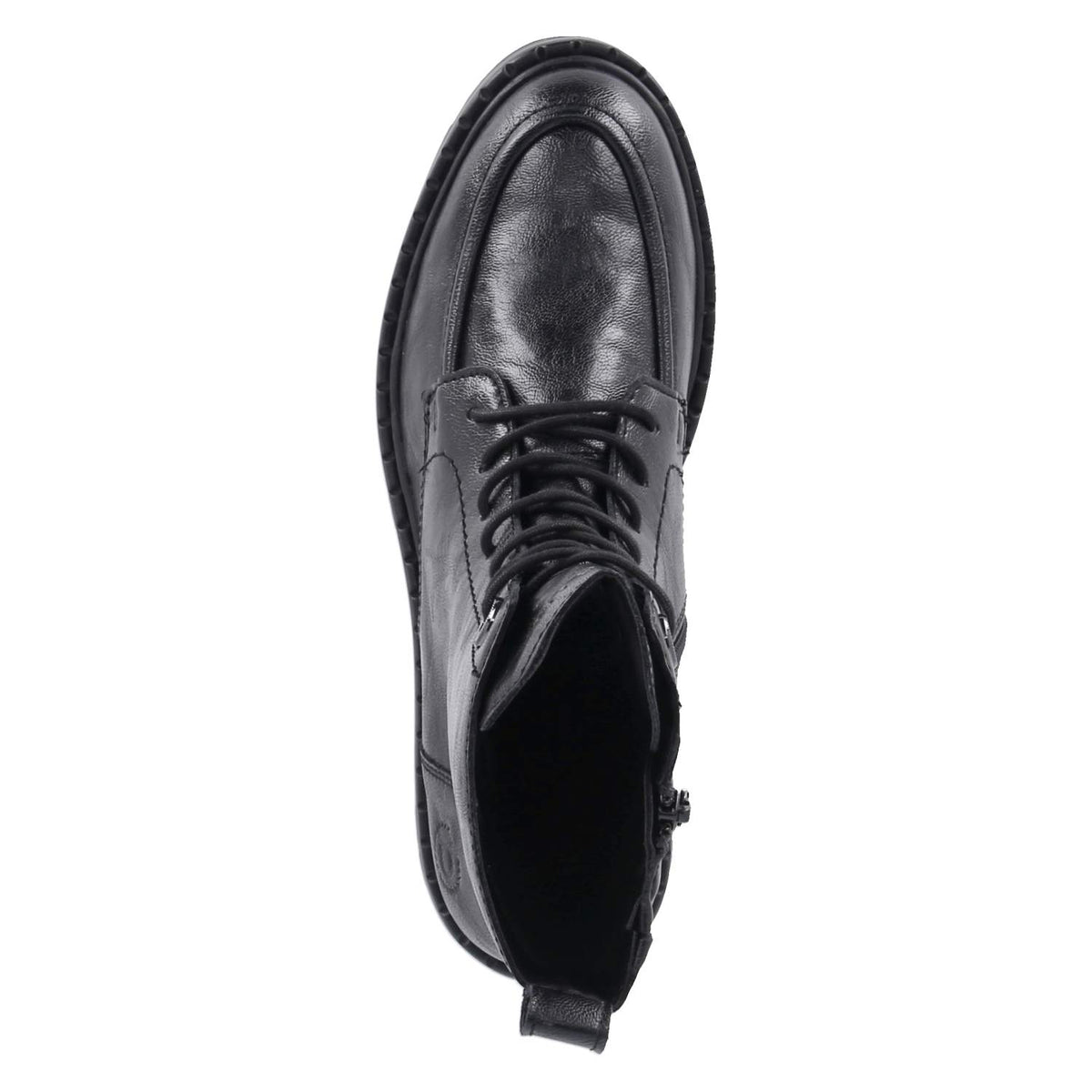 Schnürstiefeletten Schwarz