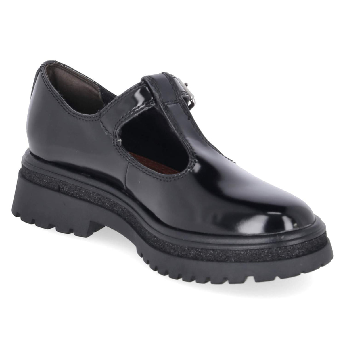 Spangenballerinas Schwarz