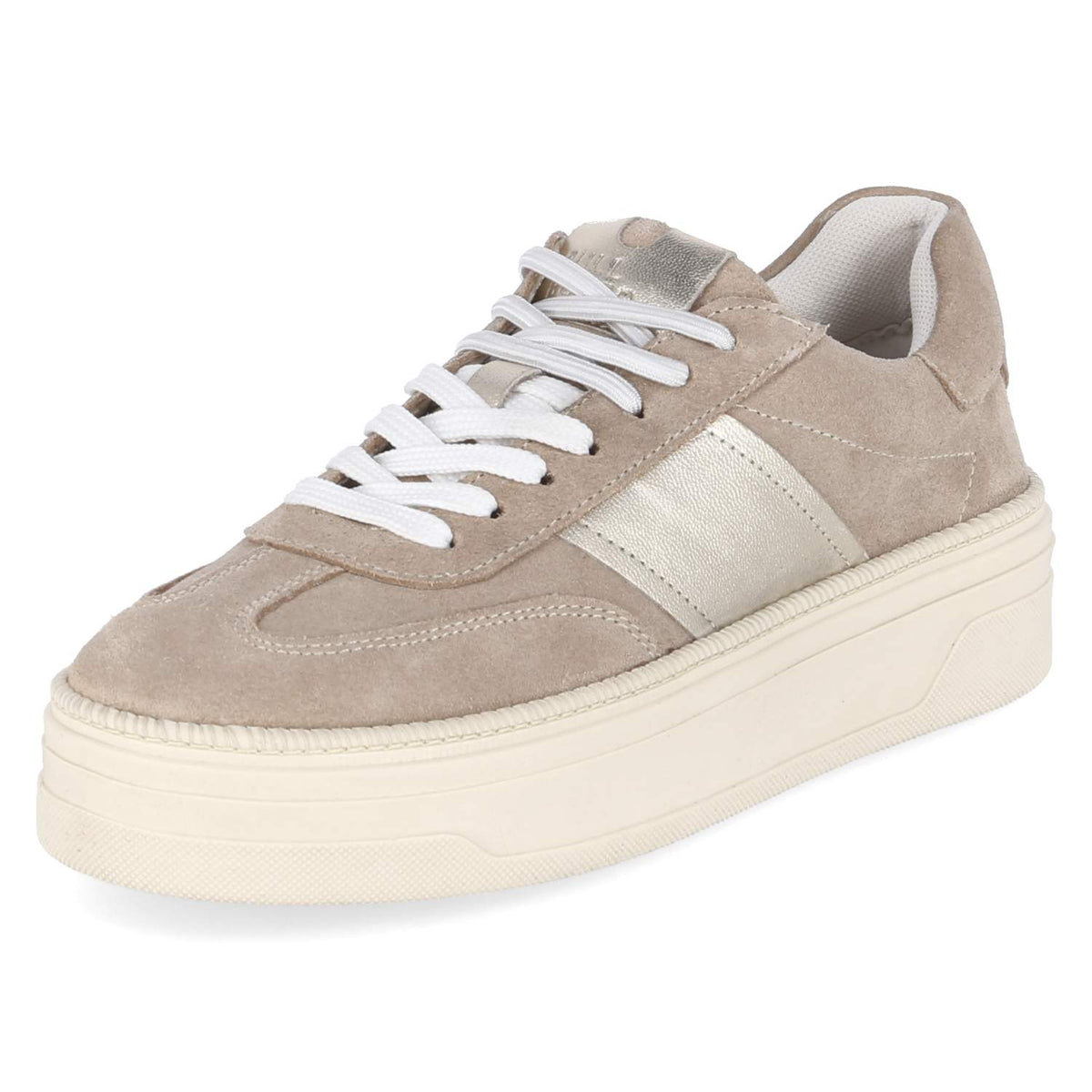 Plateau-Sneaker Beige