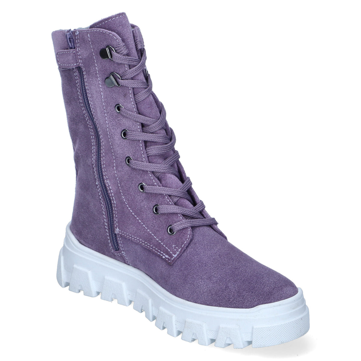Winterstiefeletten Lila
