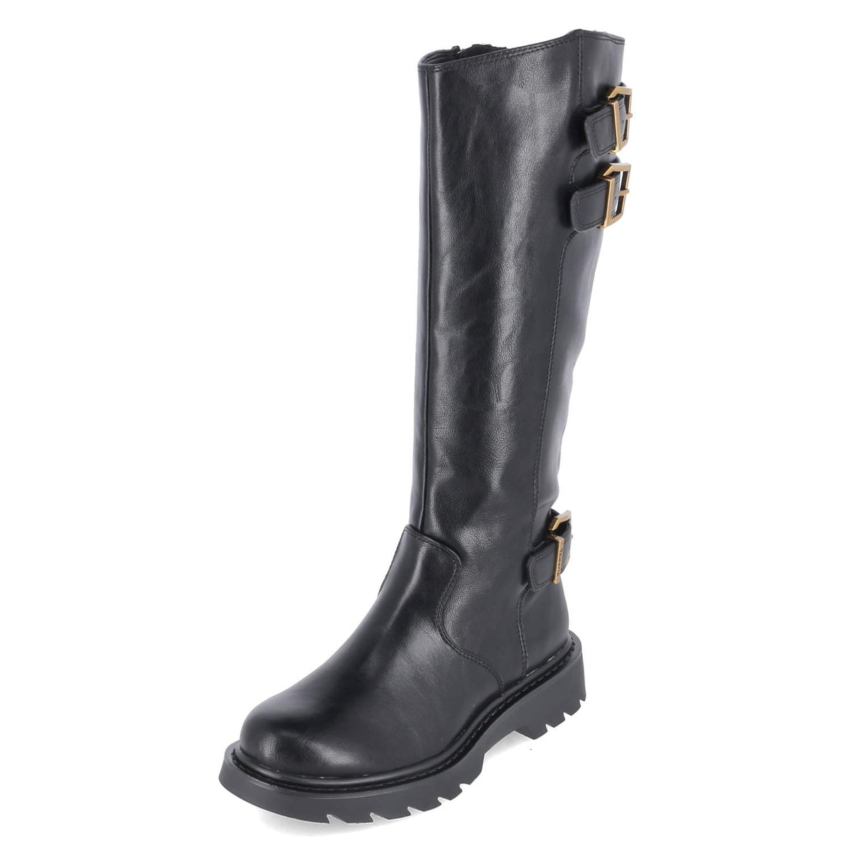 Bikerstiefel Schwarz