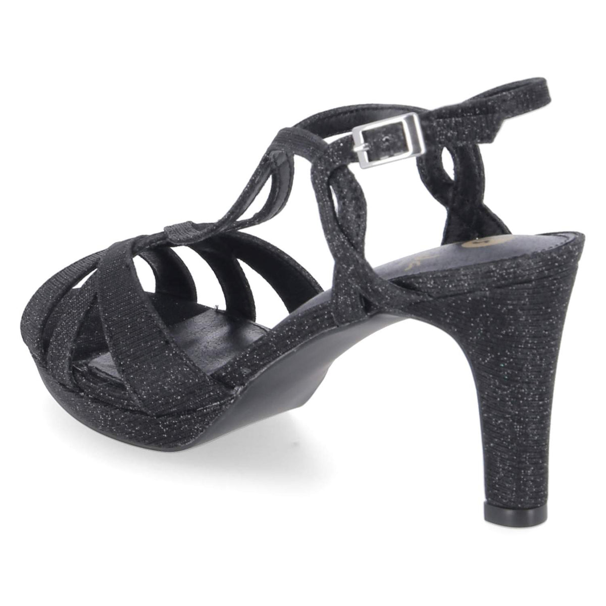 Glam-Sandaletten Schwarz