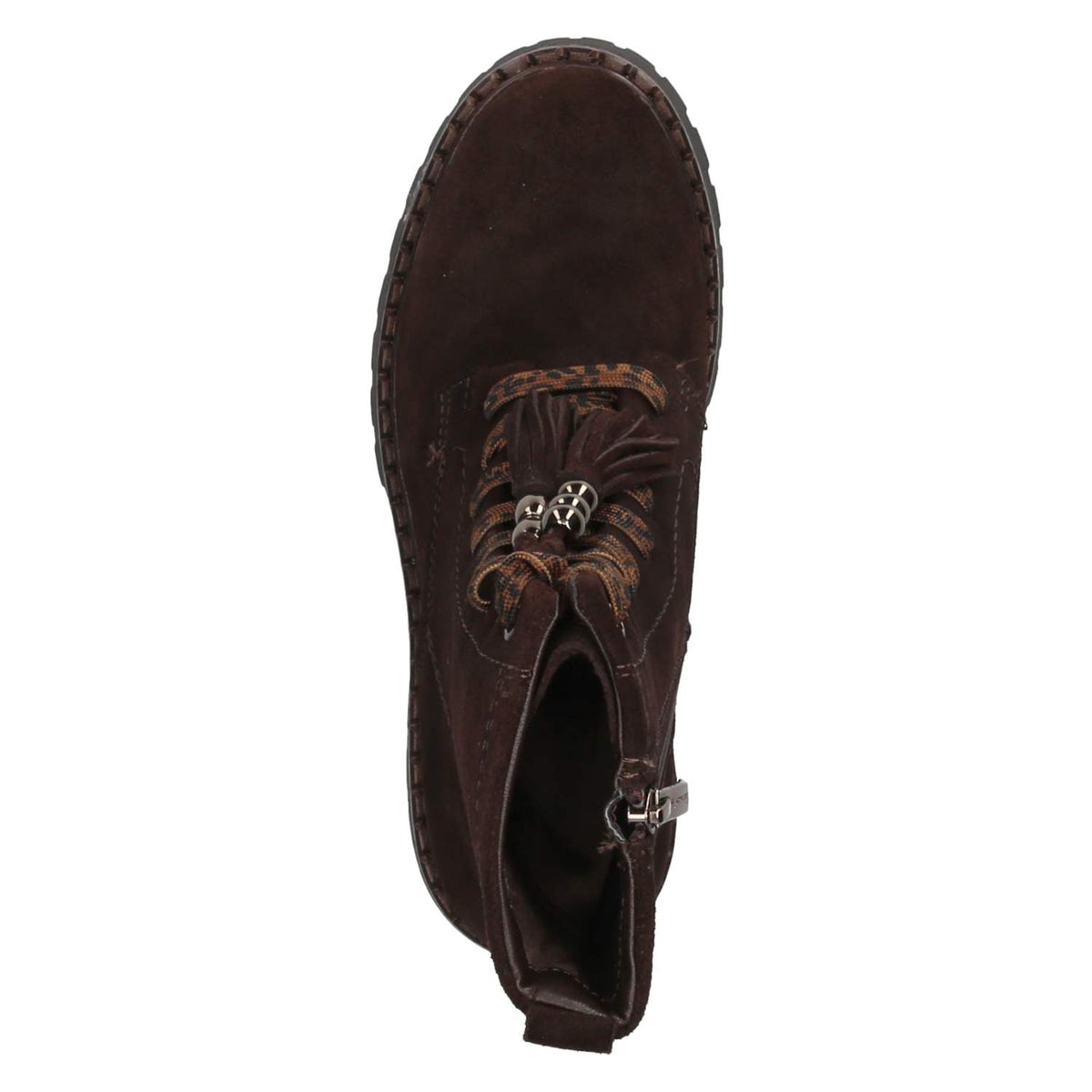 Schnüstiefeletten Braun