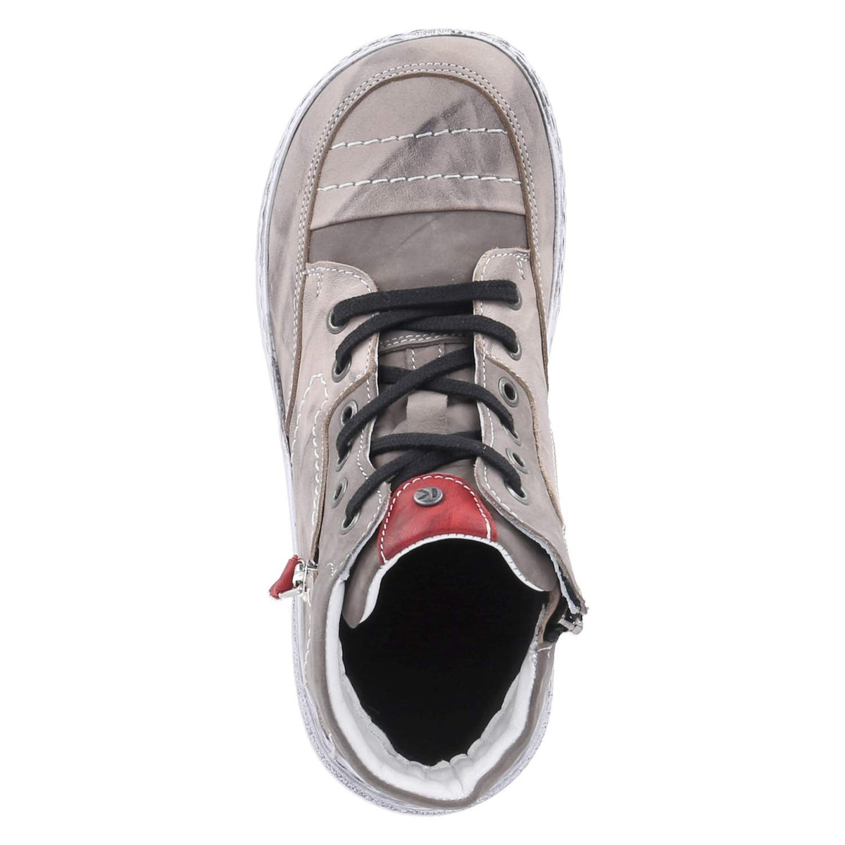 Schnürstiefel Grau