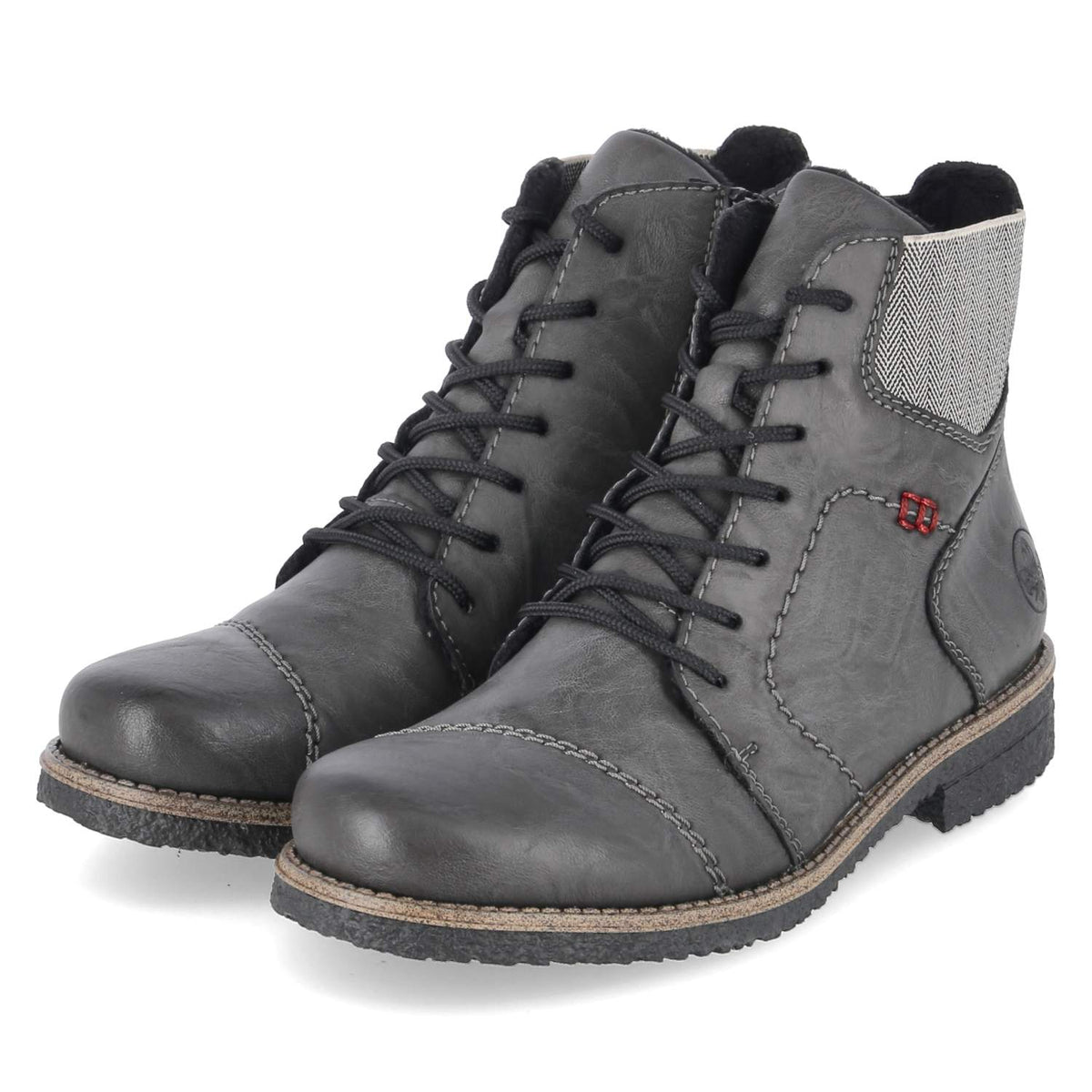 Schnürboots Grau