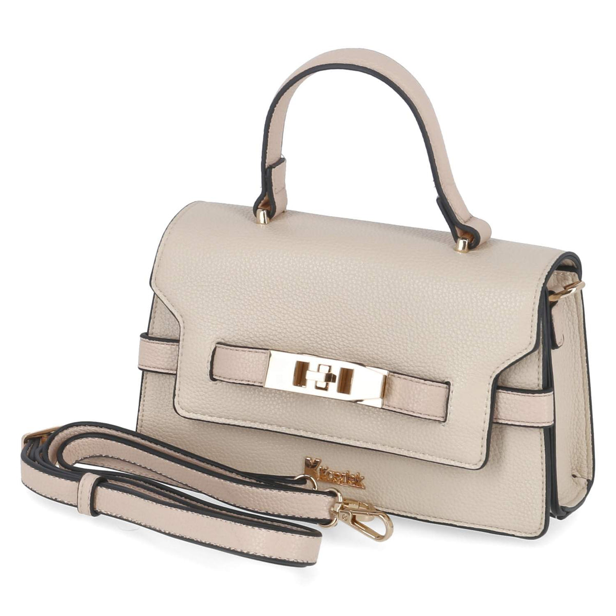 Handtasche Beige