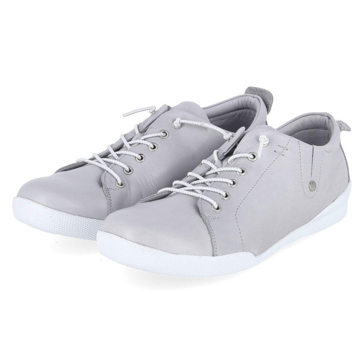 Halbschuhe Grau