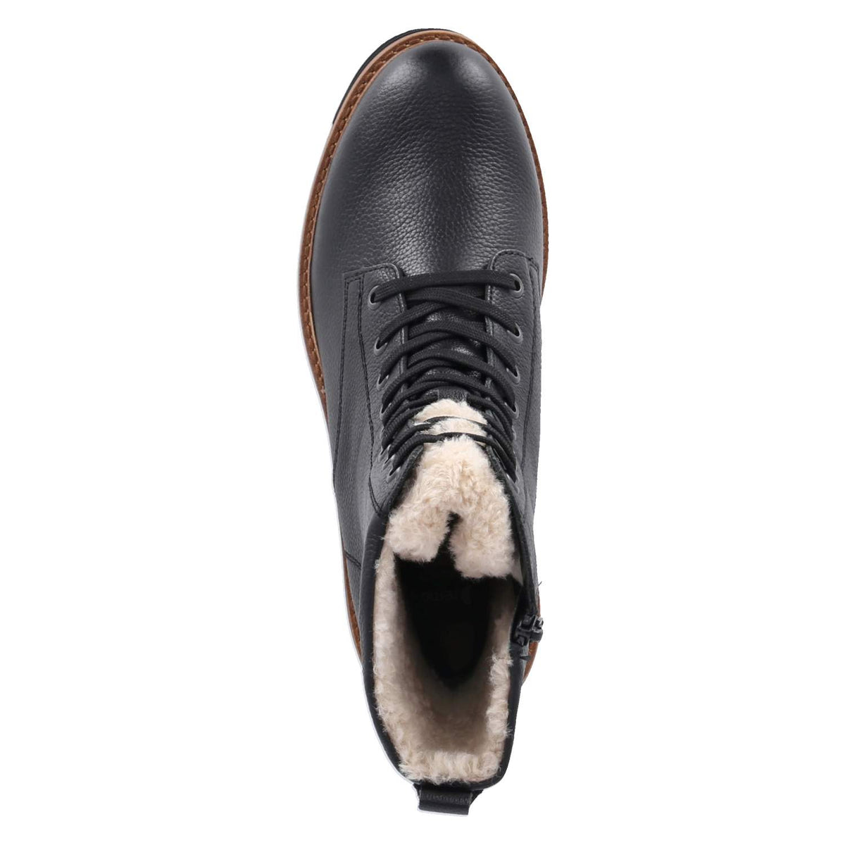 Schnürstiefeletten Schwarz