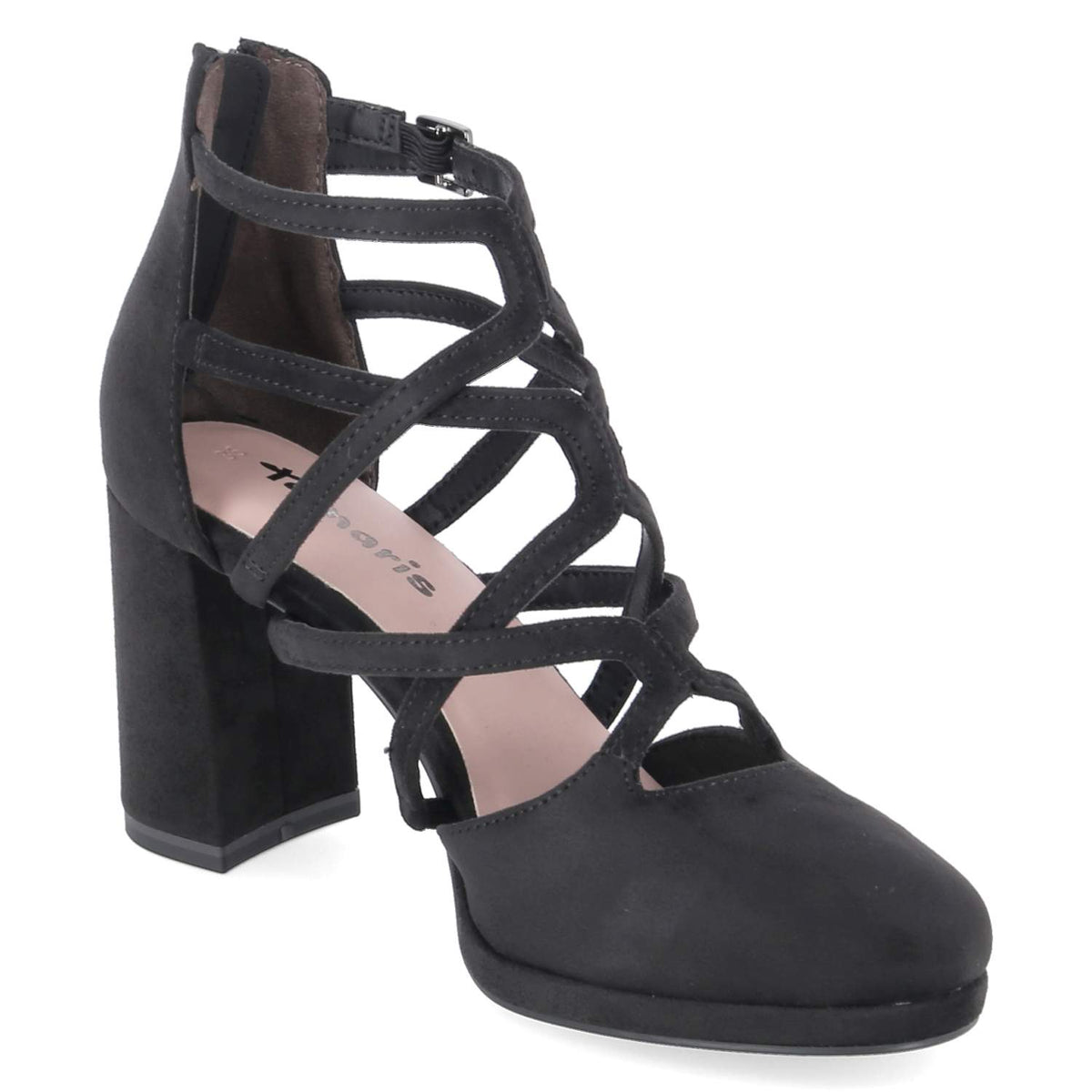 Riemchenpumps Schwarz