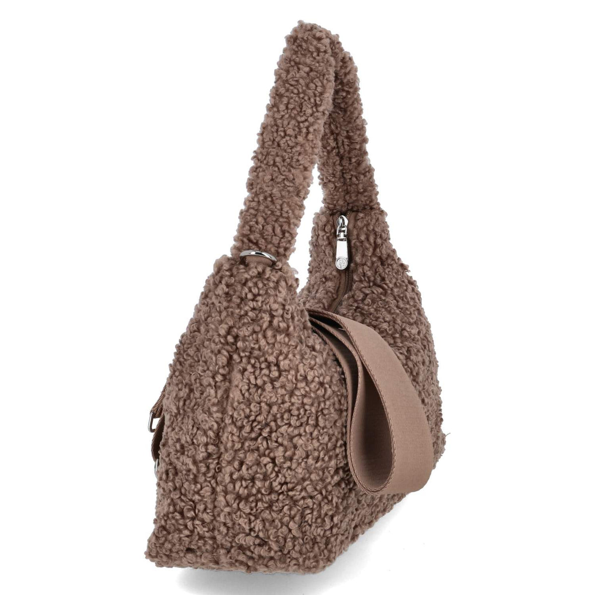 Schultertasche Taupe