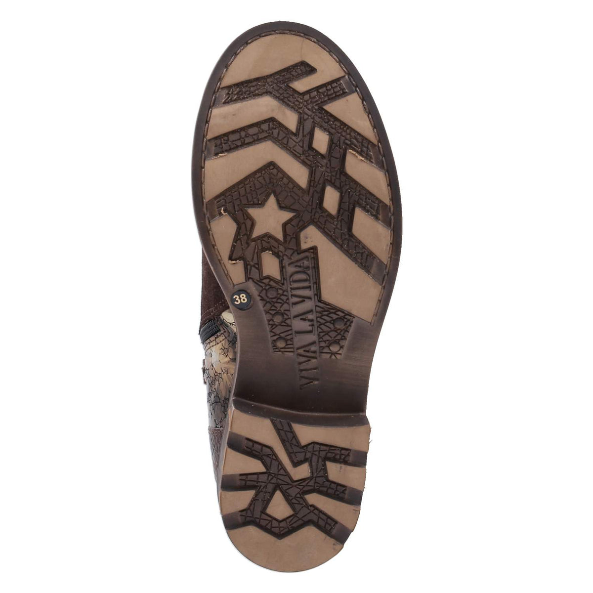 Schnürstiefeletten Braun