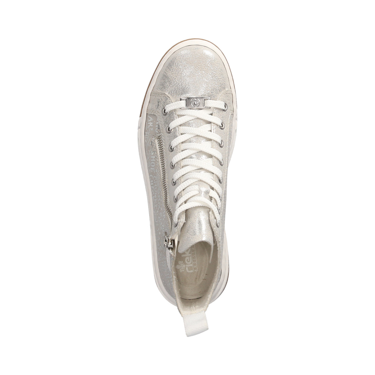 High Sneaker Silber