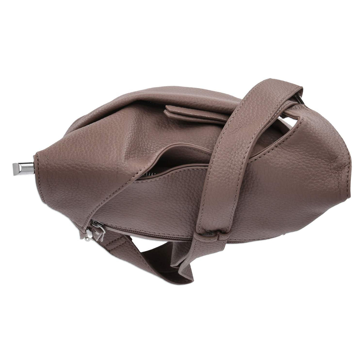 Schultertasche Taupe