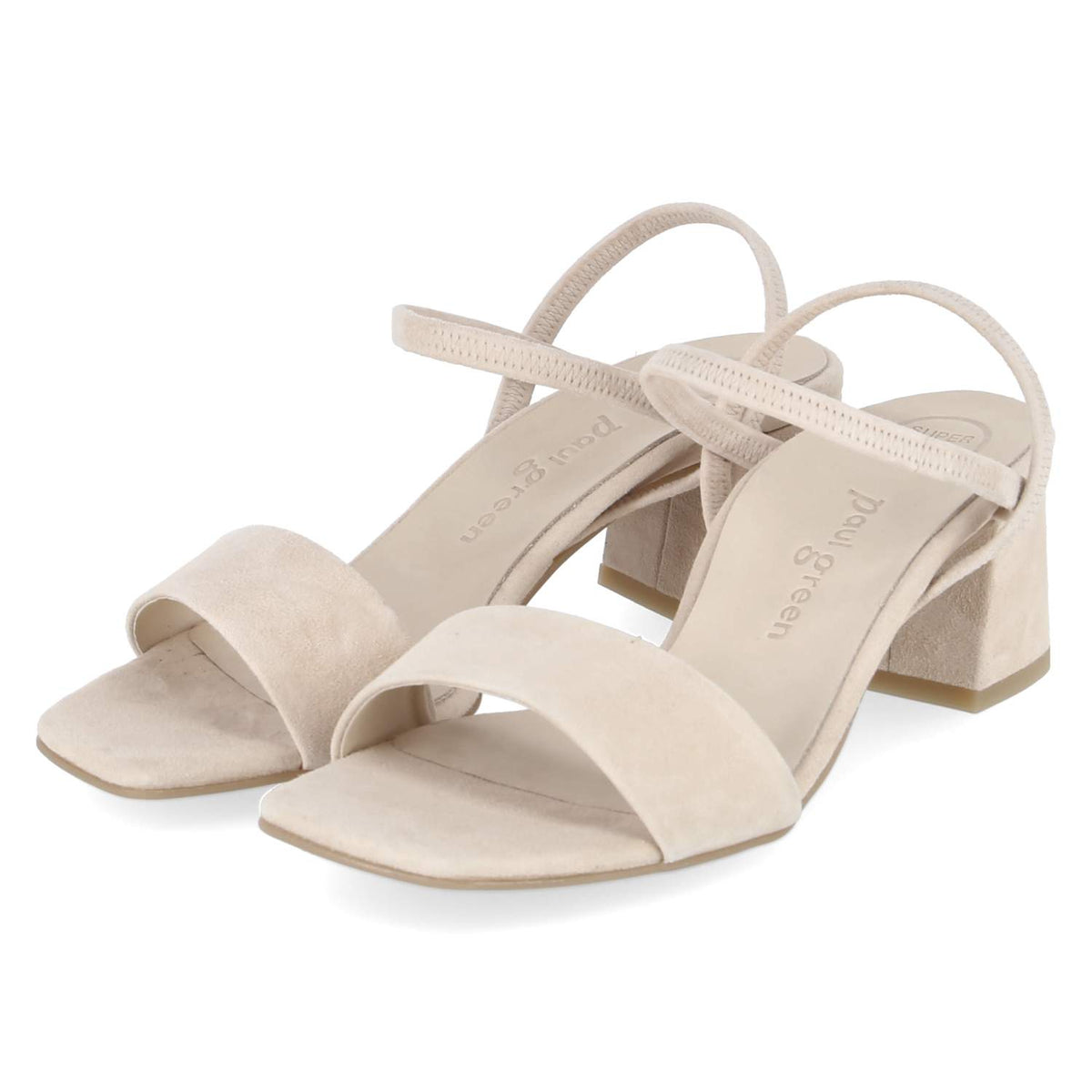 Sandaletten Beige