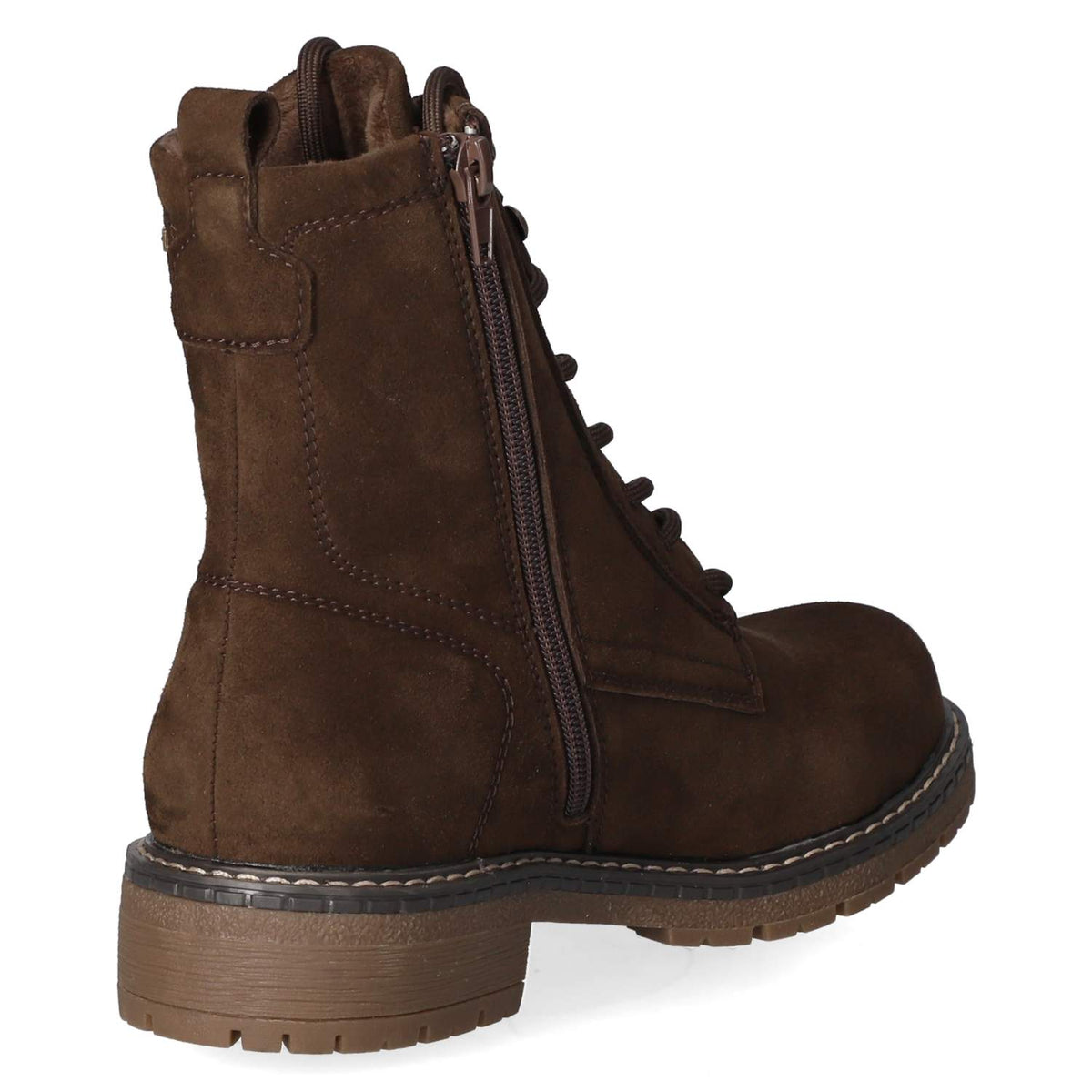 Schnürstiefeletten Braun