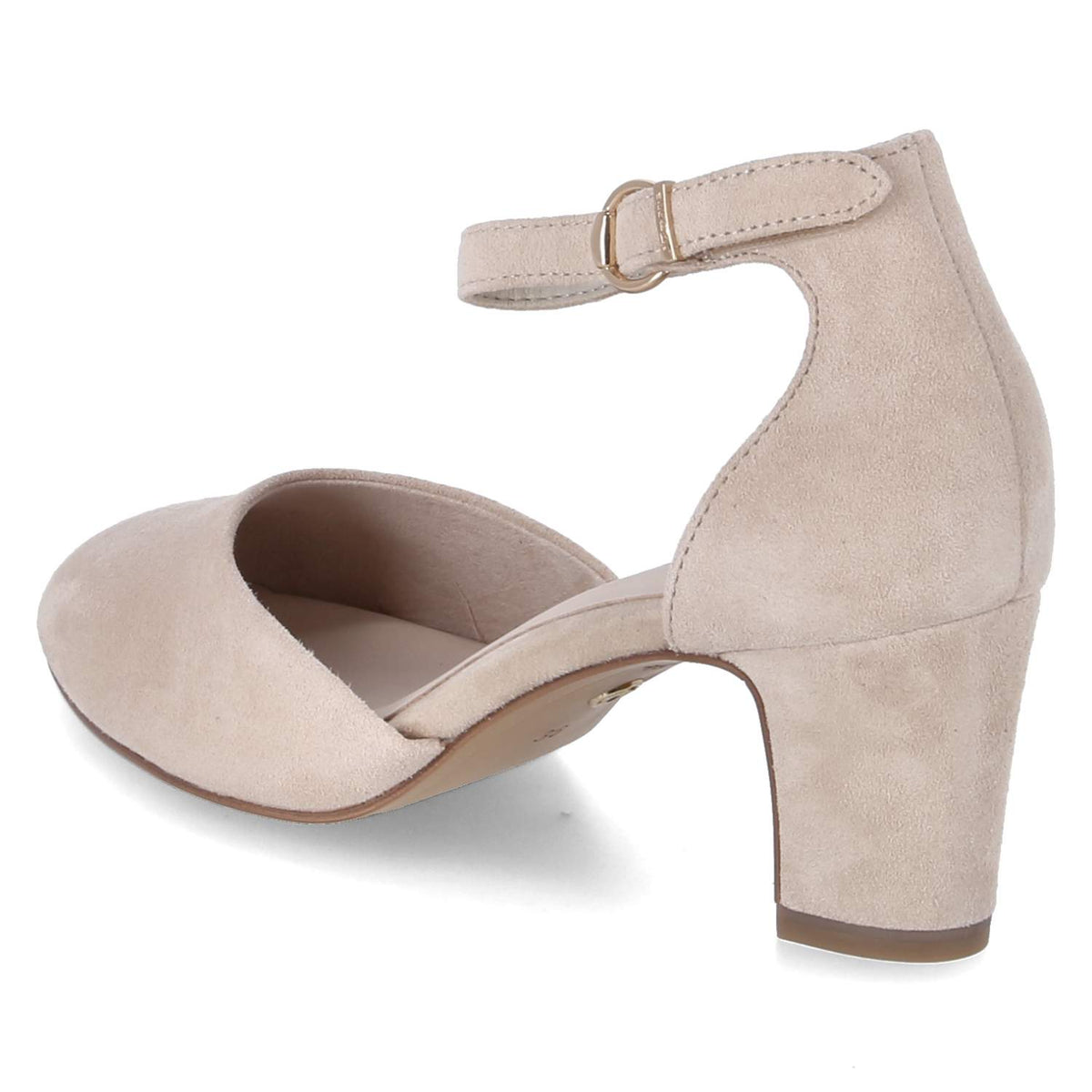 Riemchenpumps Beige