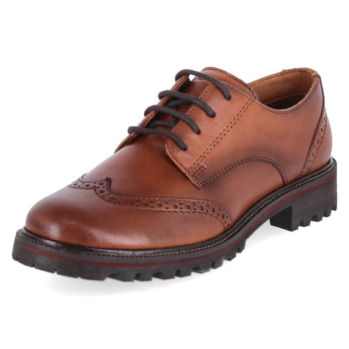 Halbschuhe Braun