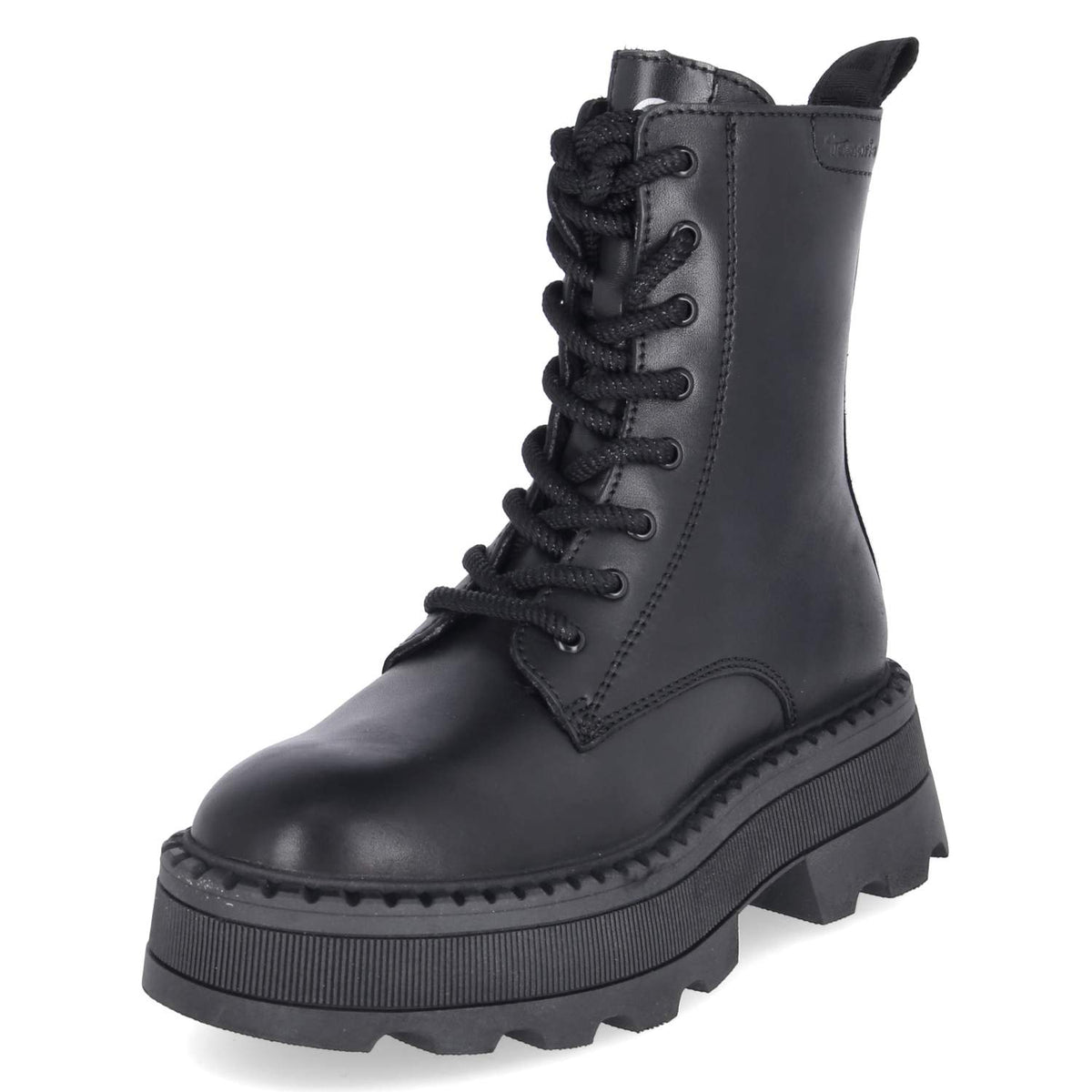 Schnürboots Schwarz