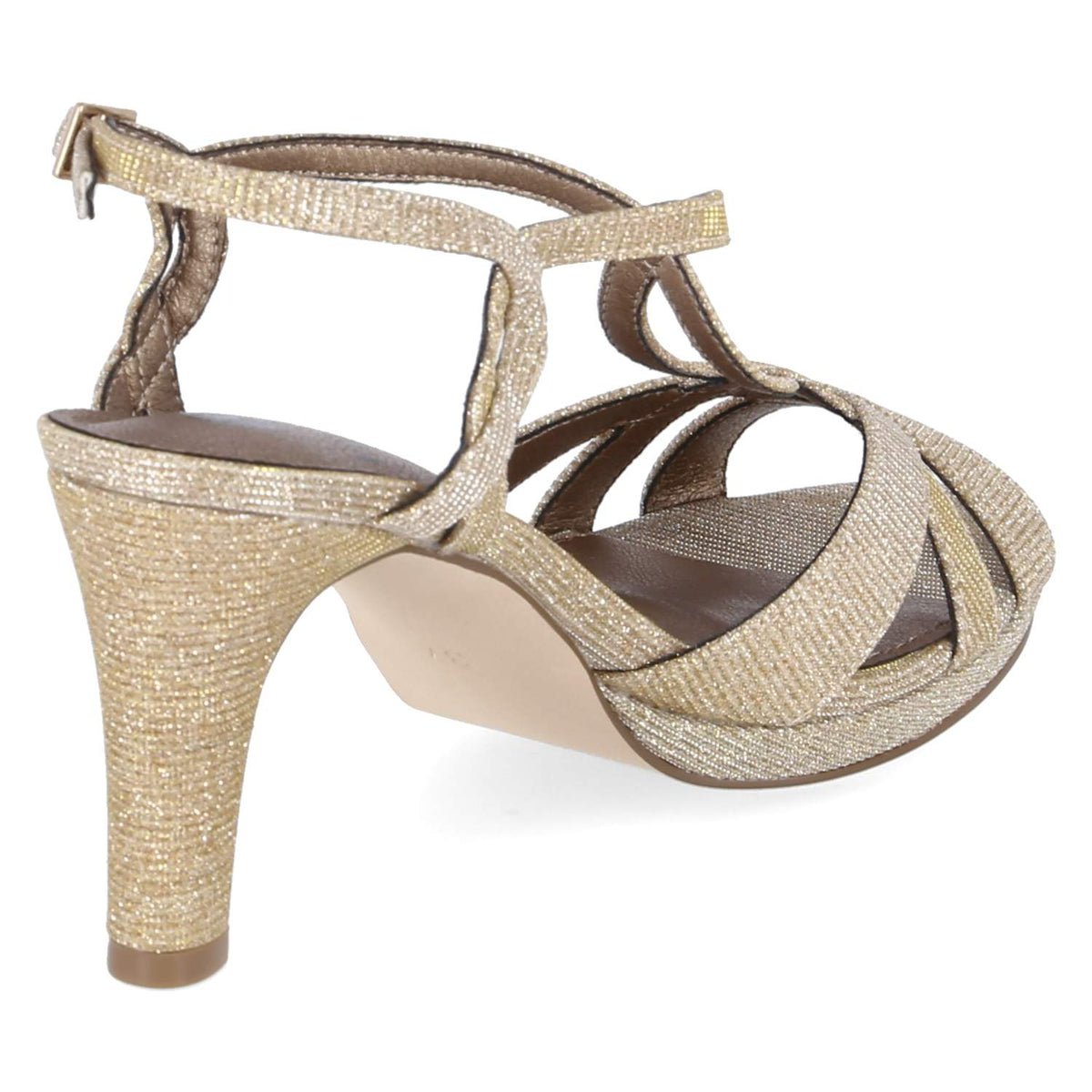 Glam-Sandaletten Gold