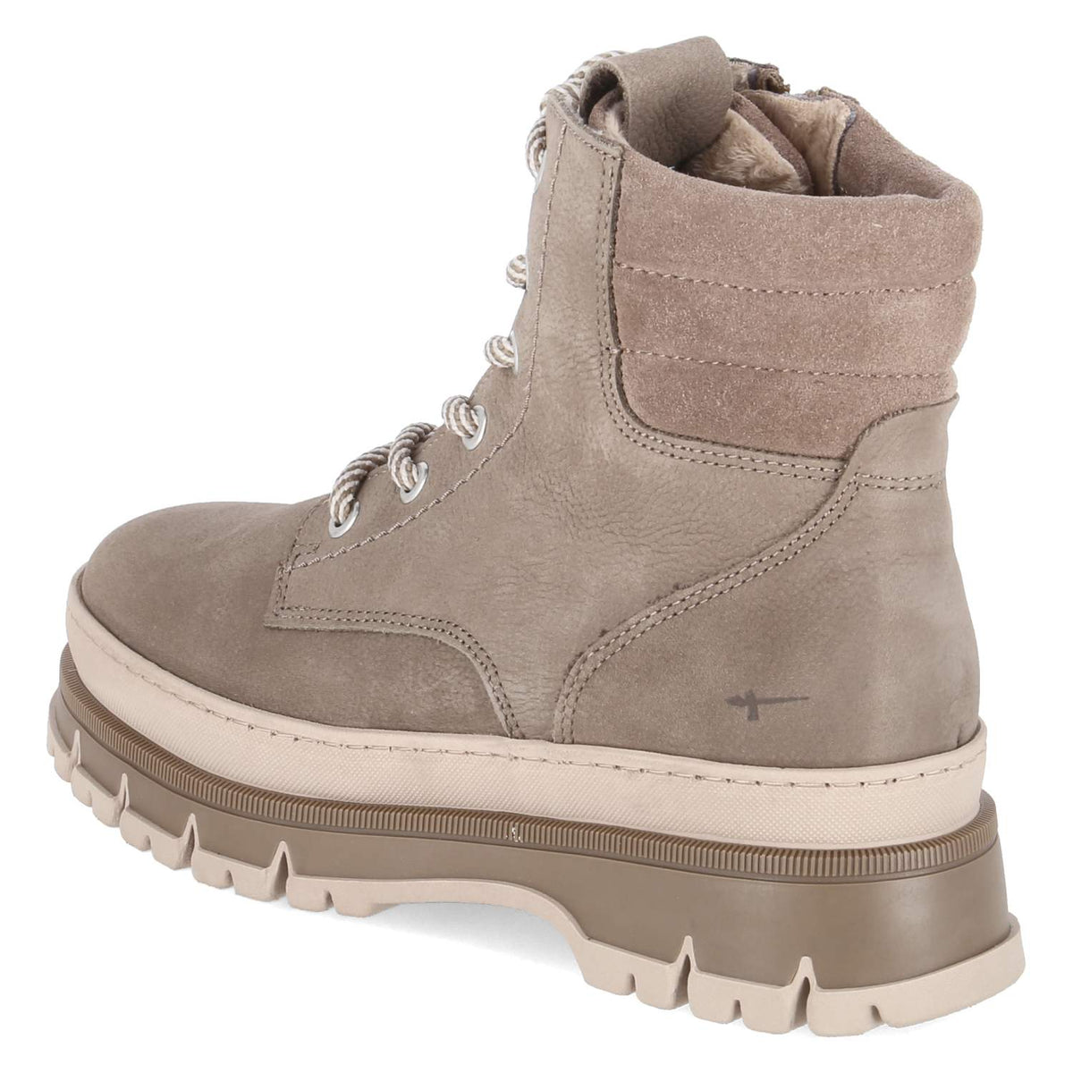 Schnürboots Taupe