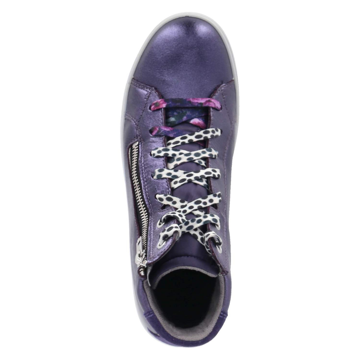 Schnürboots STELLA Lila