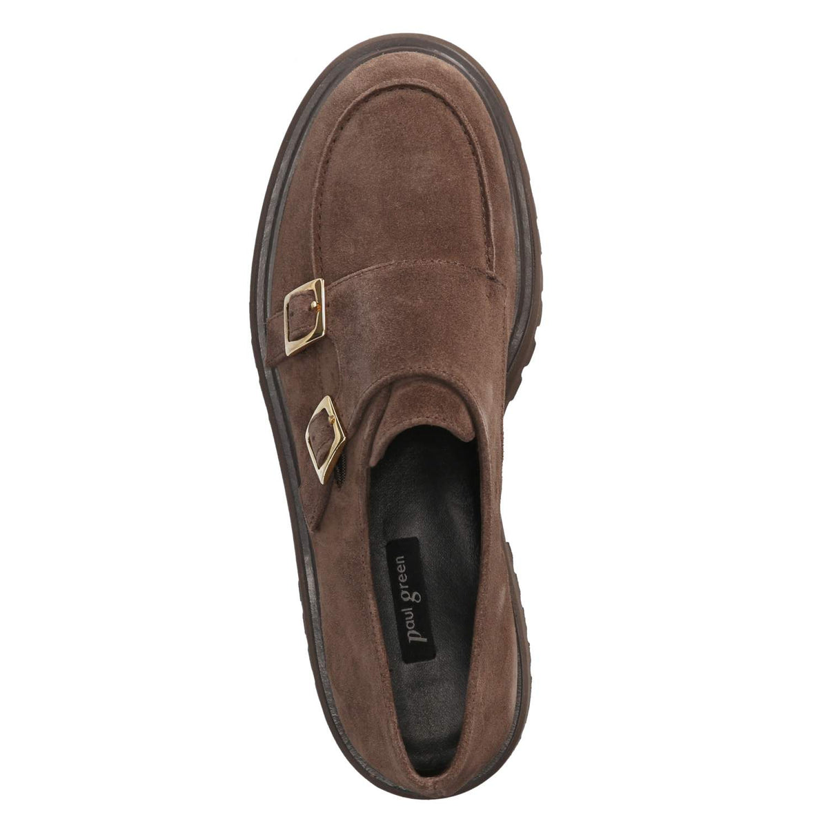 Schnallenschuhe Braun