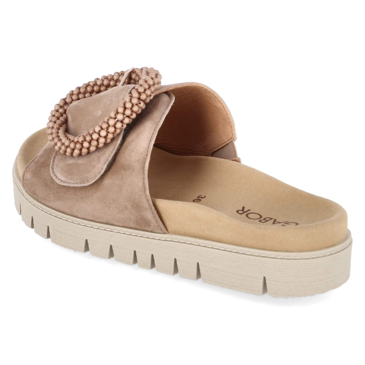 Pantoletten Beige