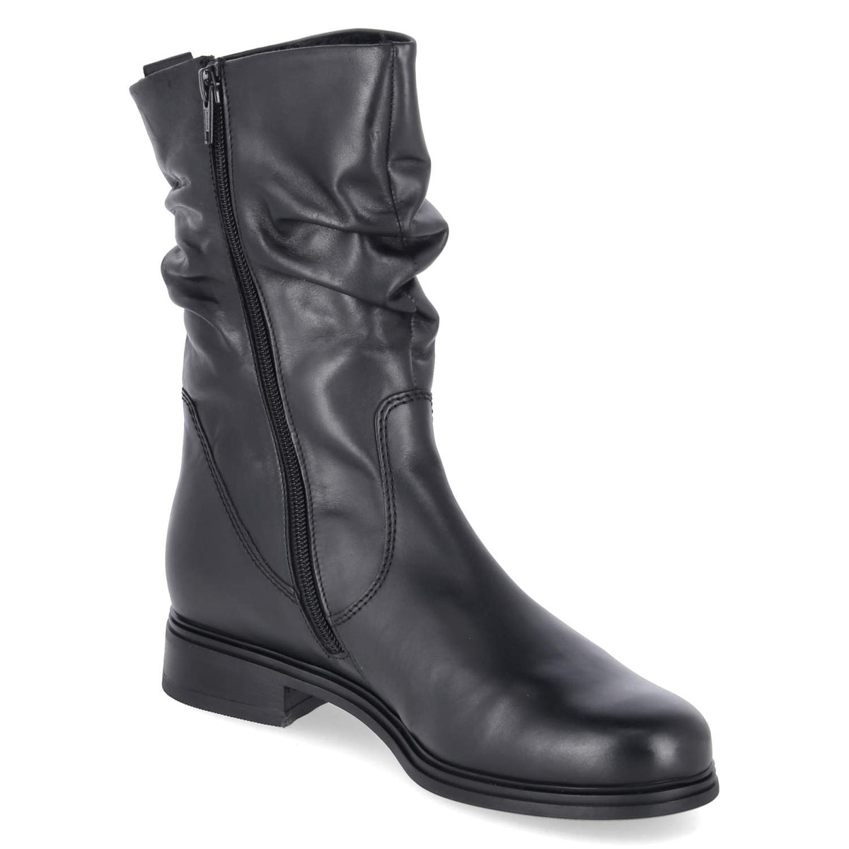 Slouchy Boots Schwarz