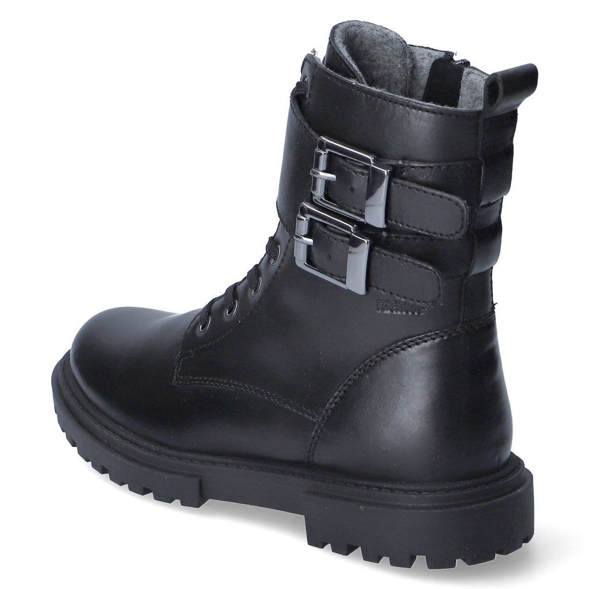 Schnürstiefeletten Schwarz