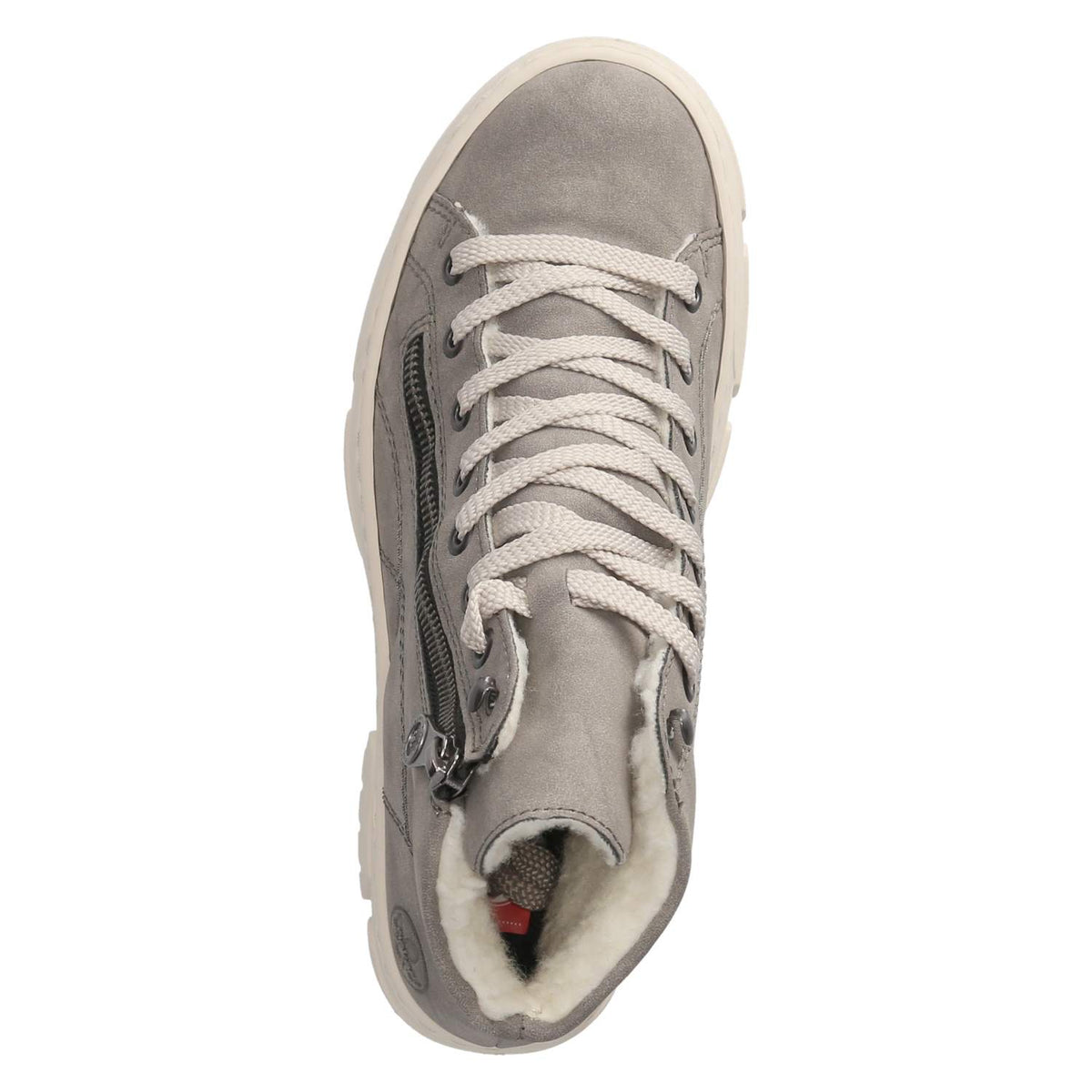 Schnürstiefeletten Grau