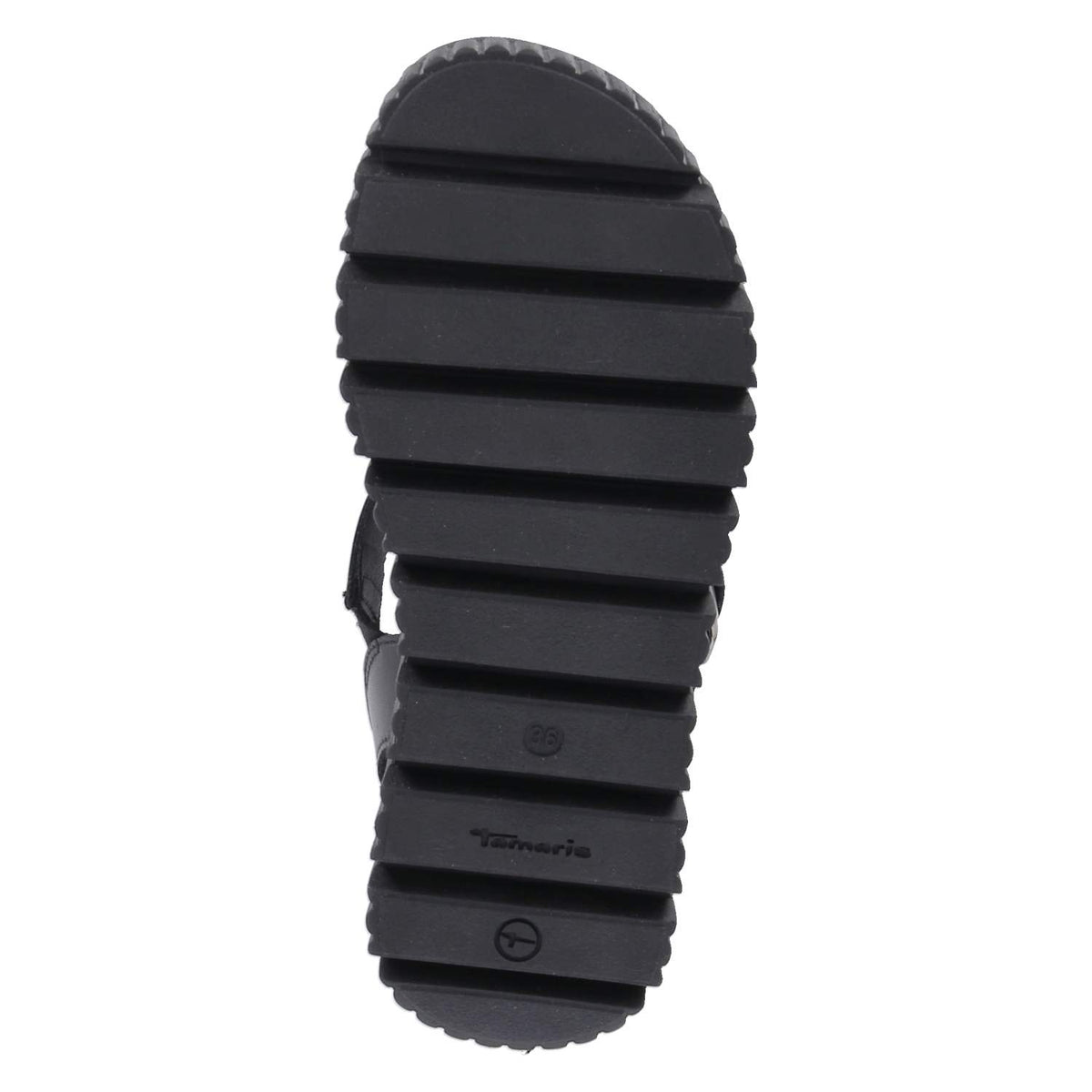 Plateau-Sandalen Schwarz
