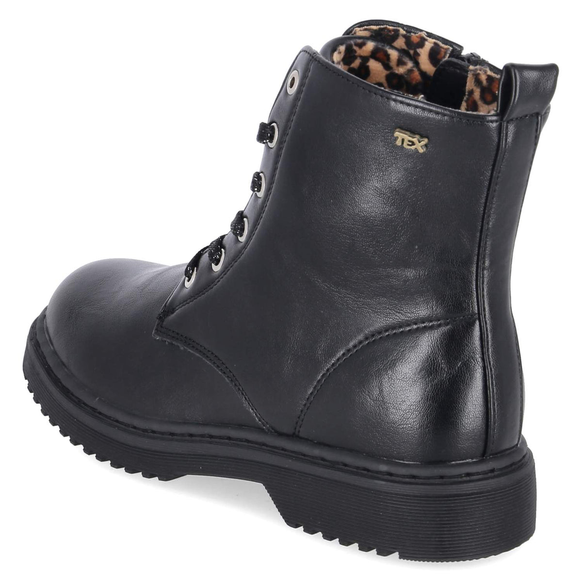 Schnürboots Schwarz