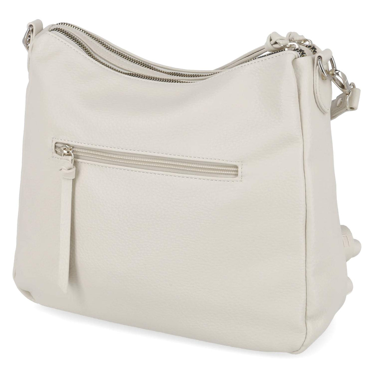 Schultertasche Beige