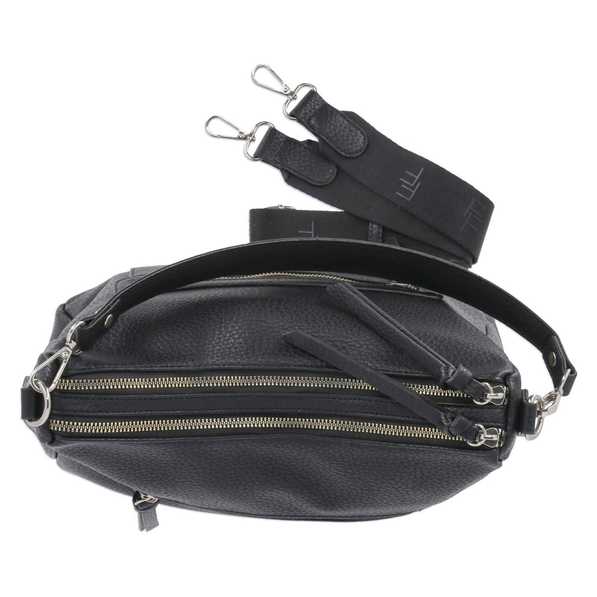 Schultertasche Schwarz