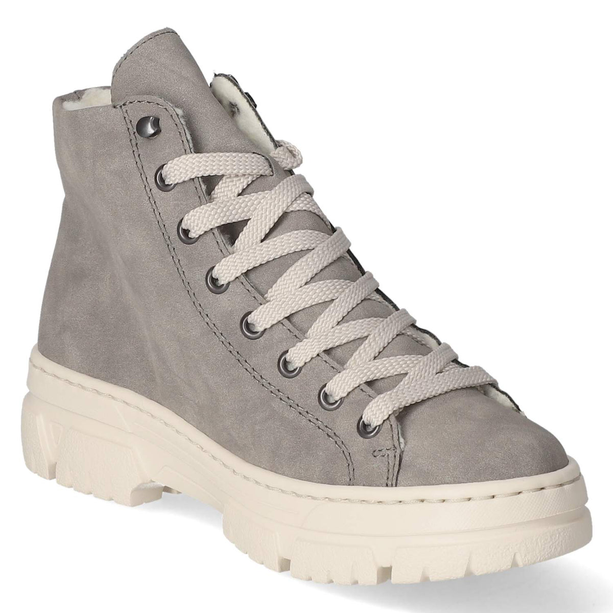 Schnürstiefeletten Grau