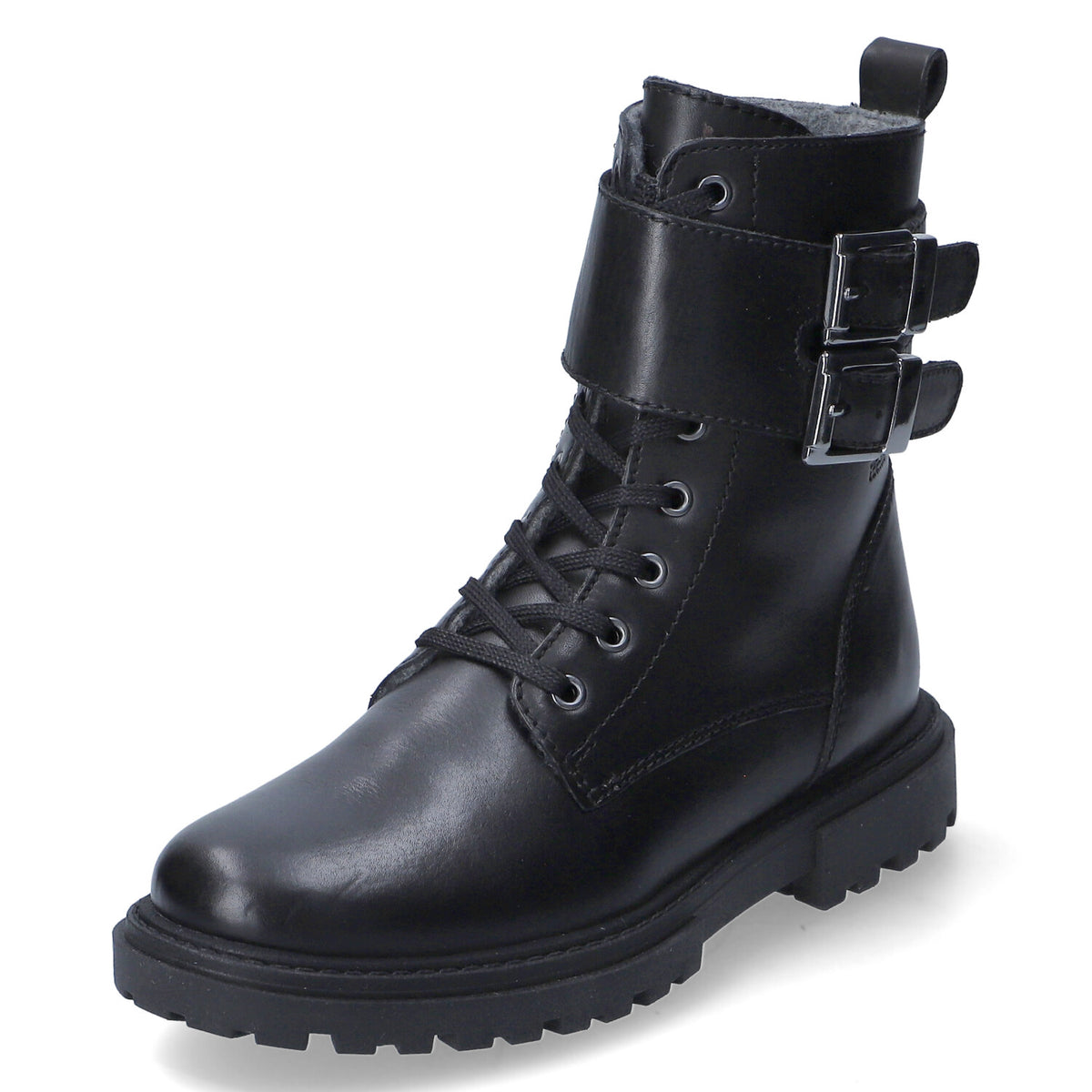 Schnürstiefeletten Schwarz