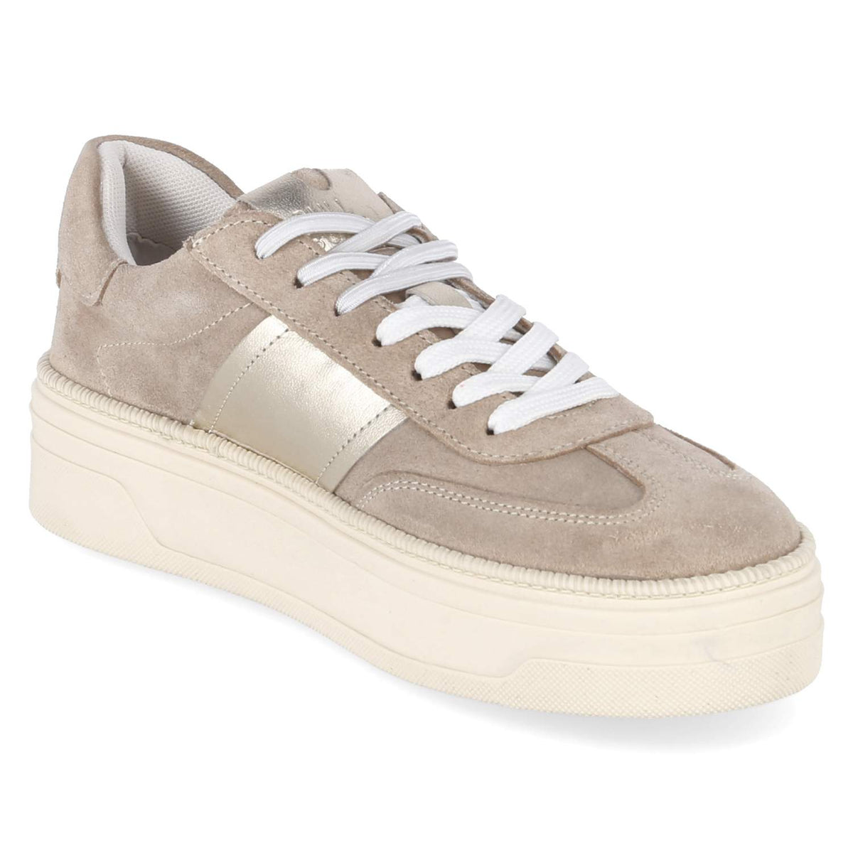 Plateau-Sneaker Beige