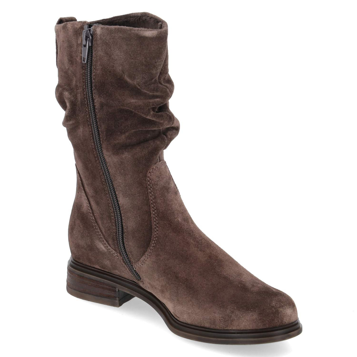 Slouchy Boots Braun