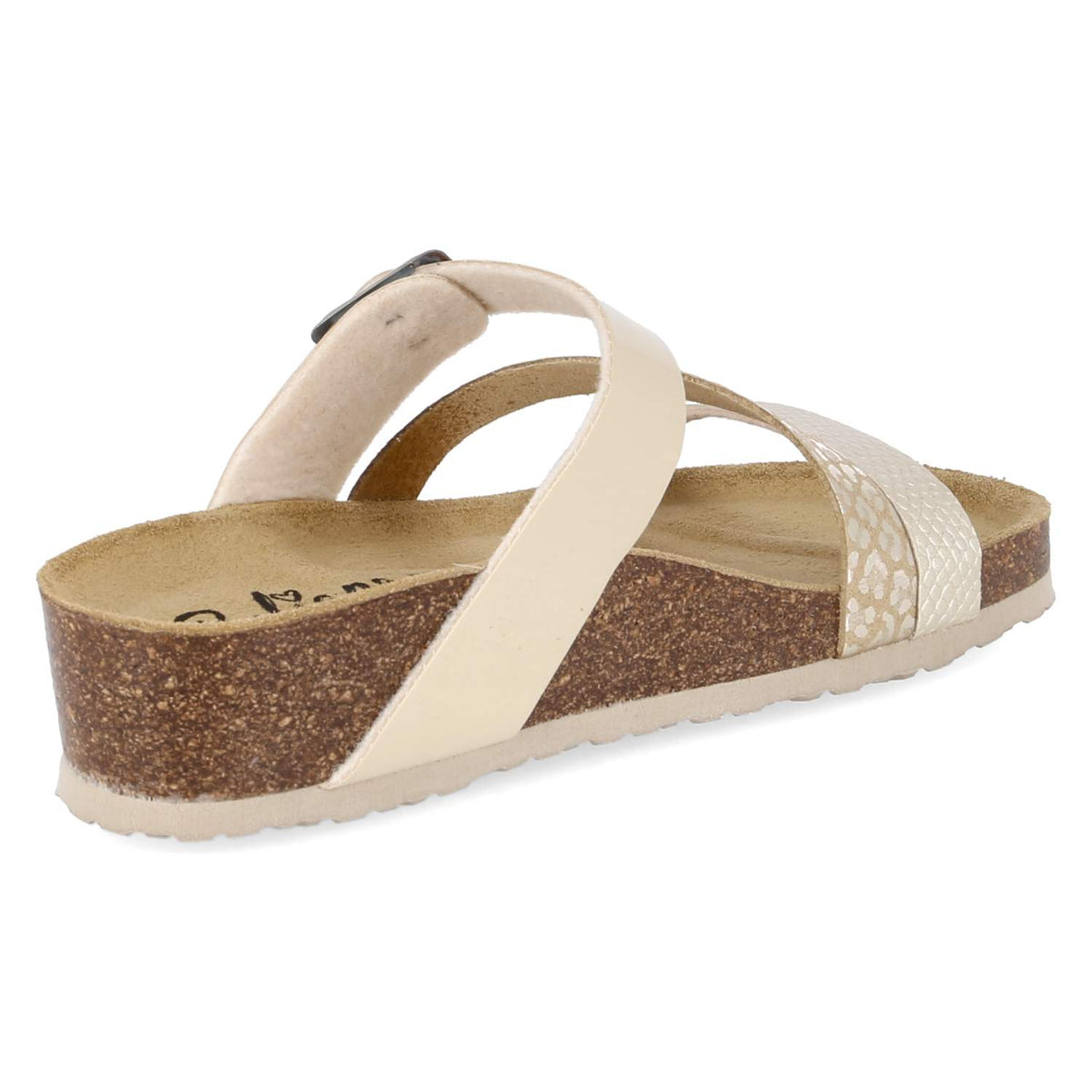 Pantoletten Beige