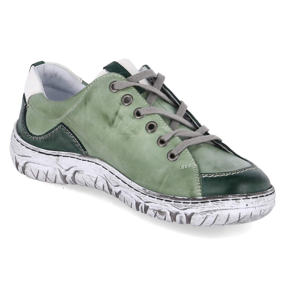 Halbschuhe Grün