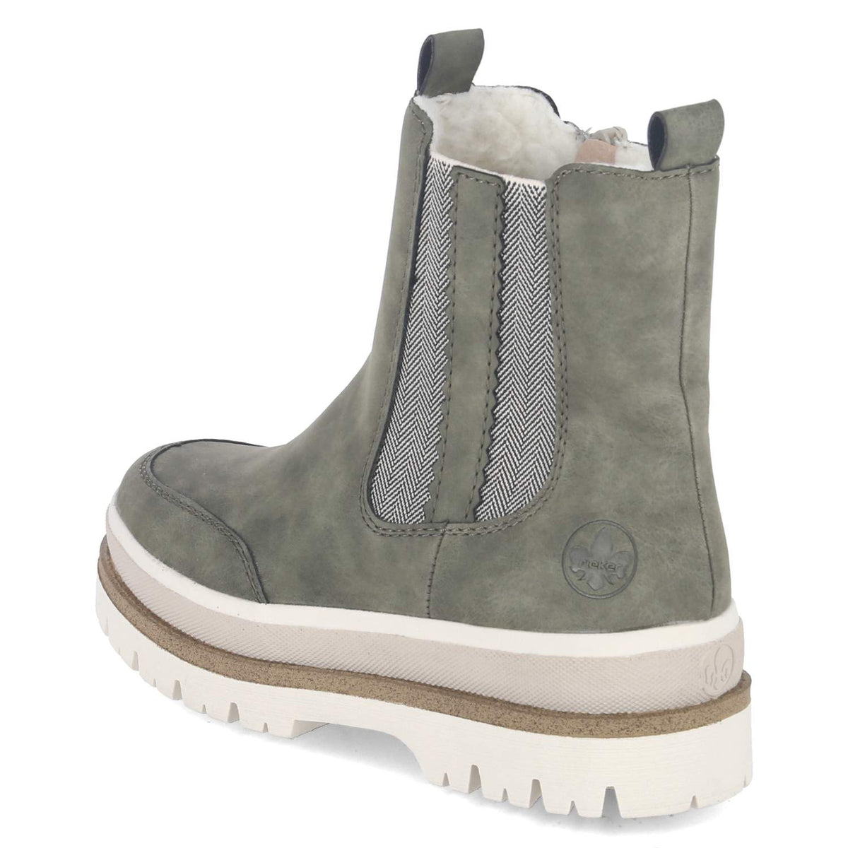 Winter Chelsea Boots Grün